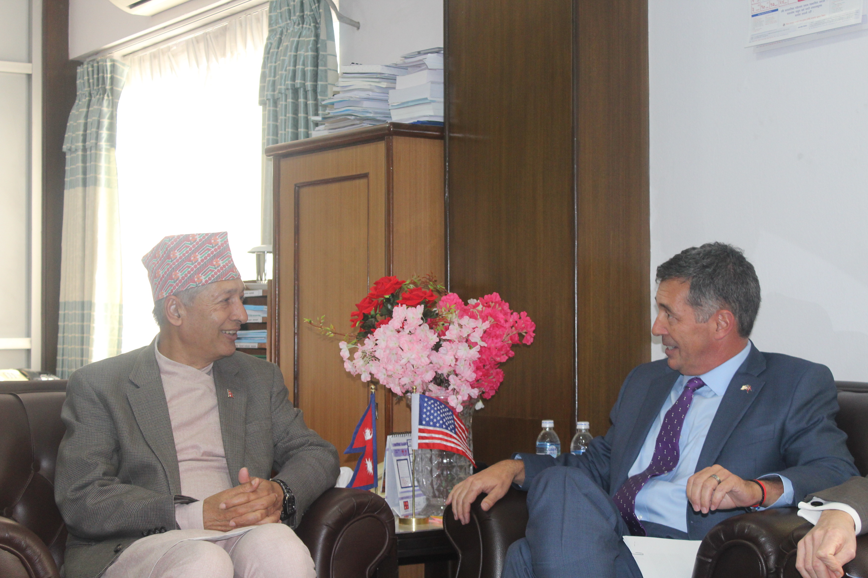 US Ambassador His Excellency Randy Berry paid Courtesy Call to Hon. Finance Minister Dr. Yuba Raj Khatiwada