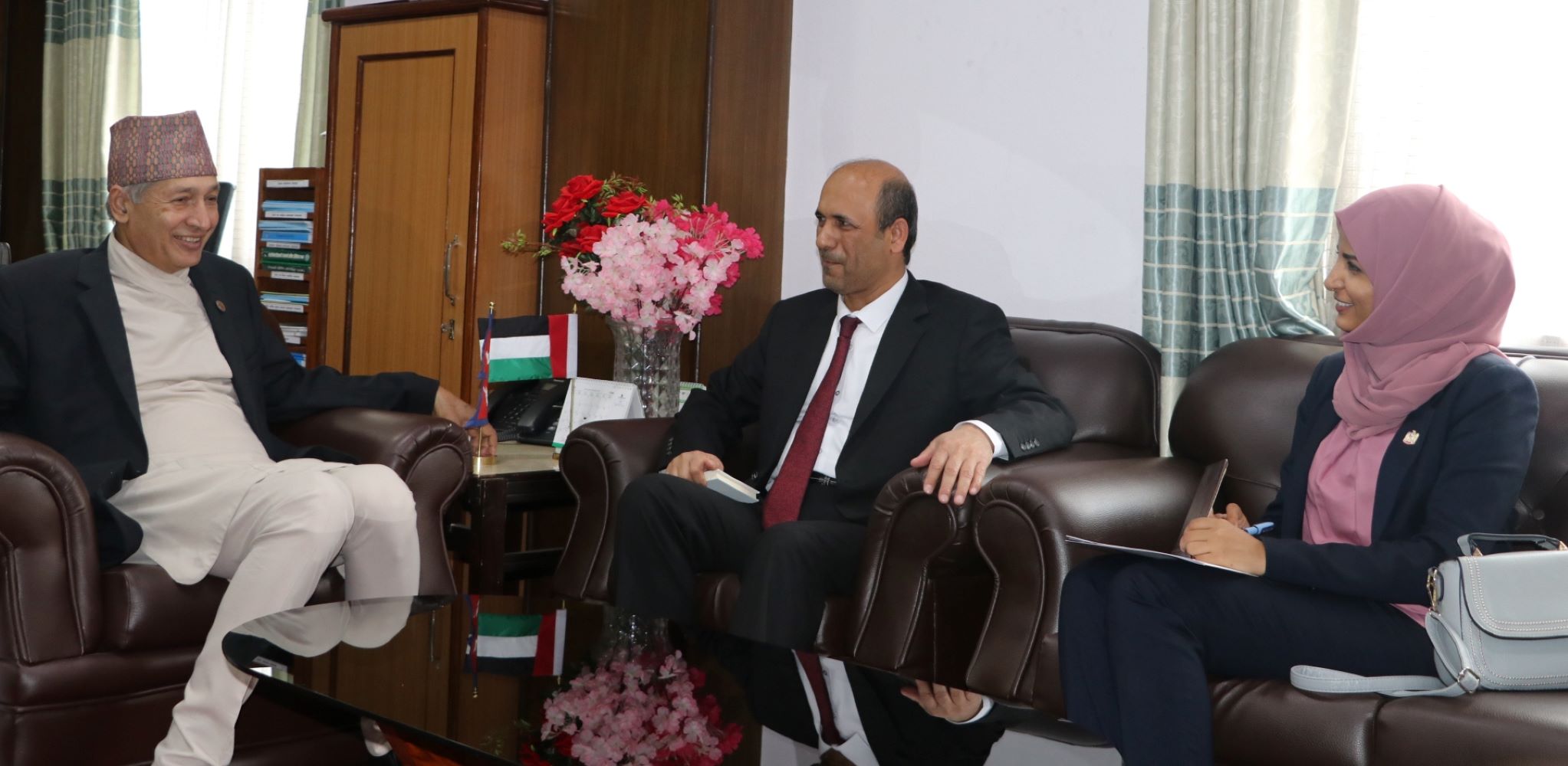 Courtesy call meeting with Ambassador H.E. Mr. Saeed Hamdan Al-Naqbi, UAE.